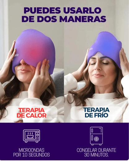 Gorro gel para migraña, dolor de cabeza🤕